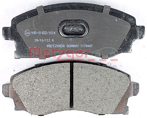 METZGER 1170047 Bremsbelagsatz, Scheibenbremse